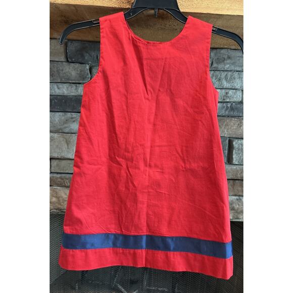 Girls EDGEHILL COLLECTION Red & Blue A Line Dress Size 6 *B2 - Picture 1 of 3